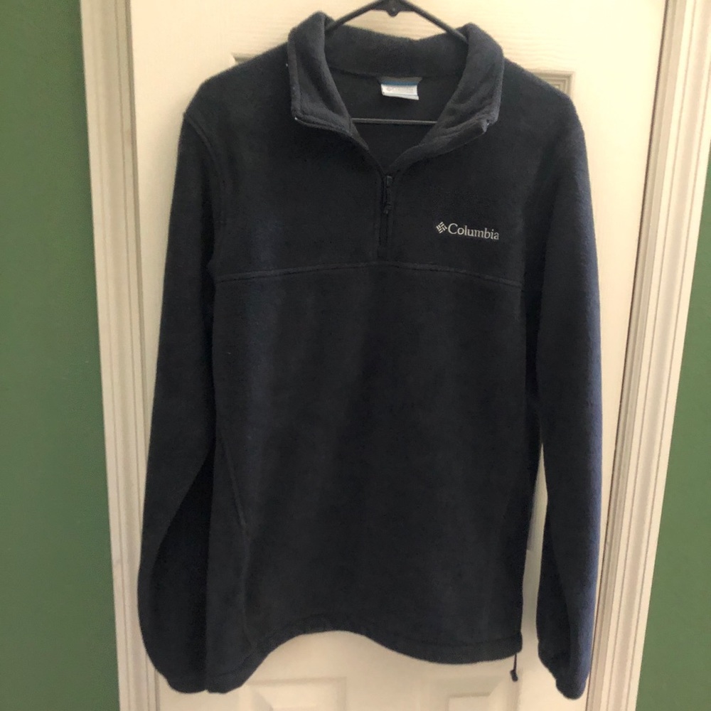 Columbia 1/4 zip fleece pullover jacket sweater